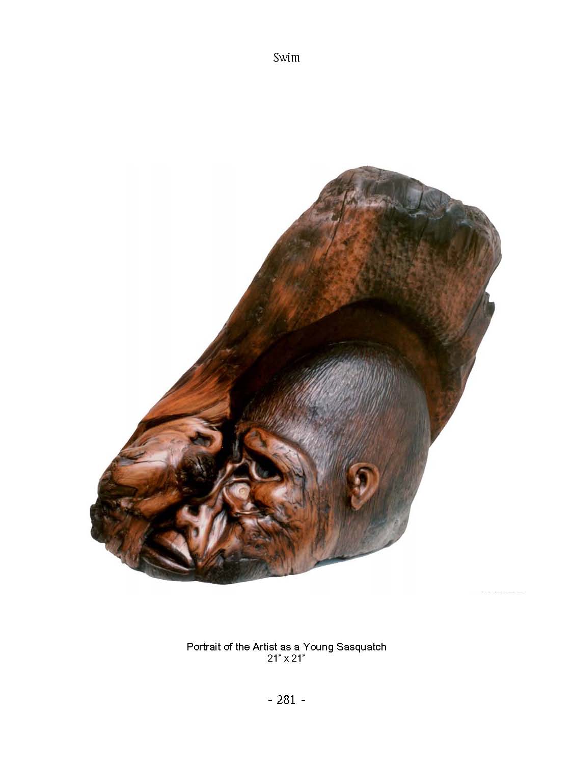 Sculpture Portrait of the Artist as a Young Sasquatch